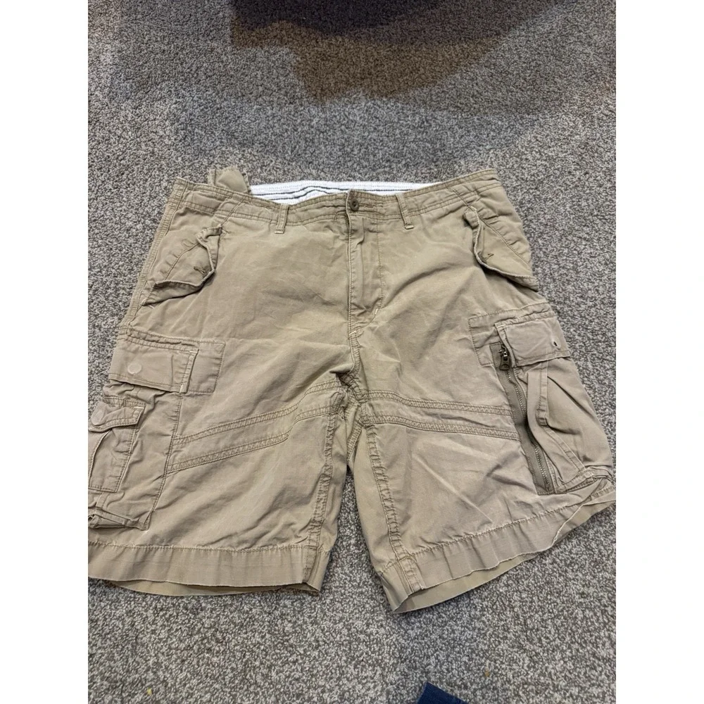 Polo Ralph Lauren Beige‎ Surplus Fit Military Cargo Shorts - Mens Size 34